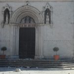 Norcia scossa dal terremoto del 2016 (foto Settonce, riproduzione riservata)