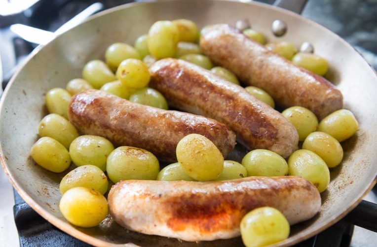 Salsicce all'uva