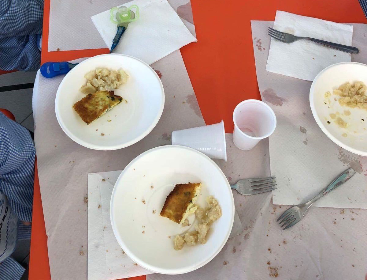 Spreco di cibo nelle scuole