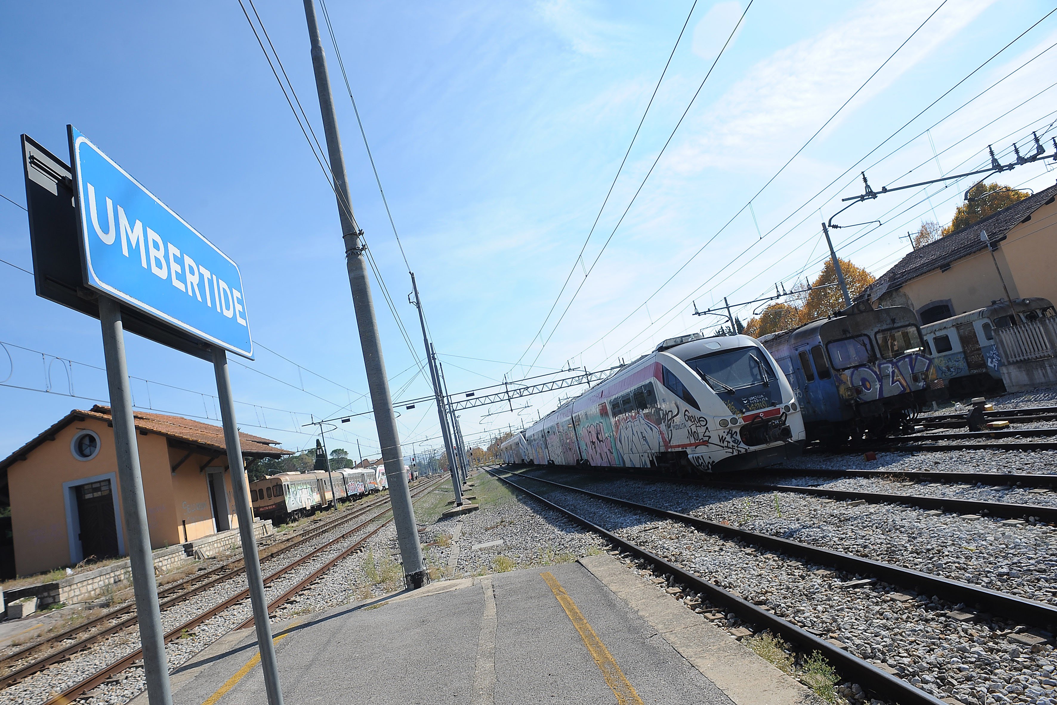 Una stazione ferroviaria