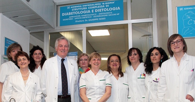 L'equipe di Diabetologia a Terni