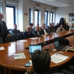 Un momento dell'open day organizzato venerdì