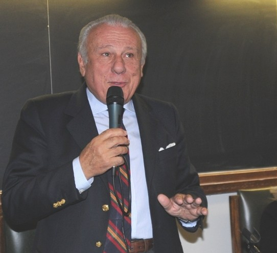 Il rettore Franco Moriconi