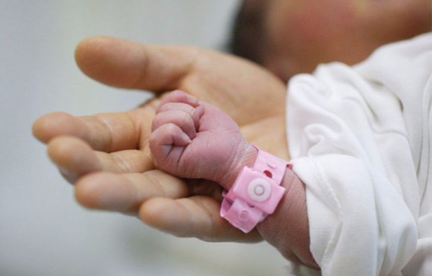 Fiocco rosa, neonato