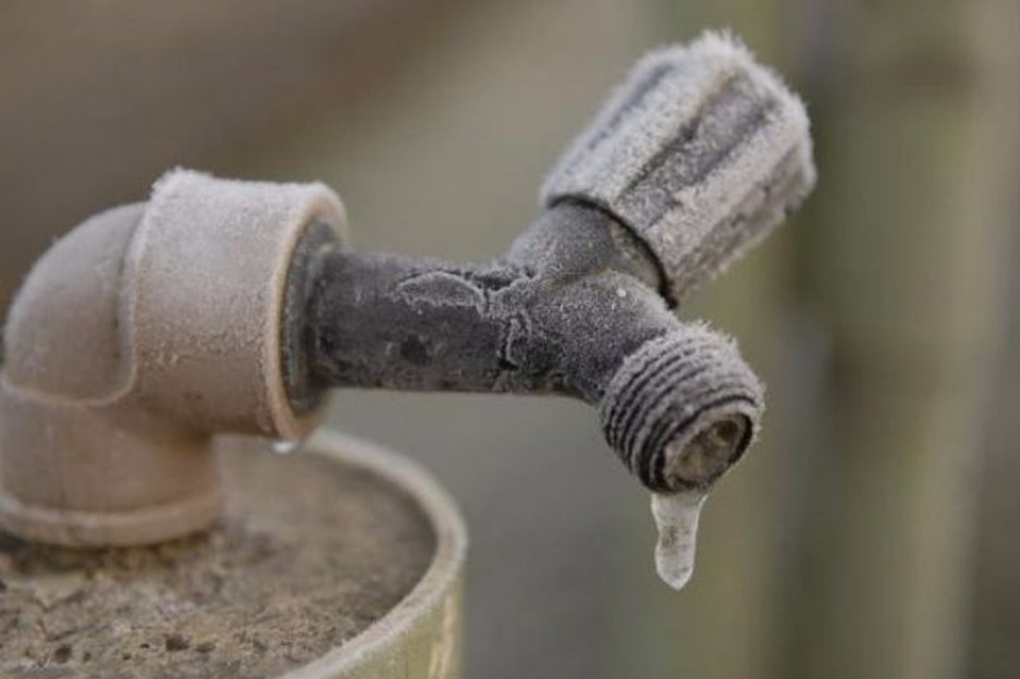 Ghiaccio su tubature