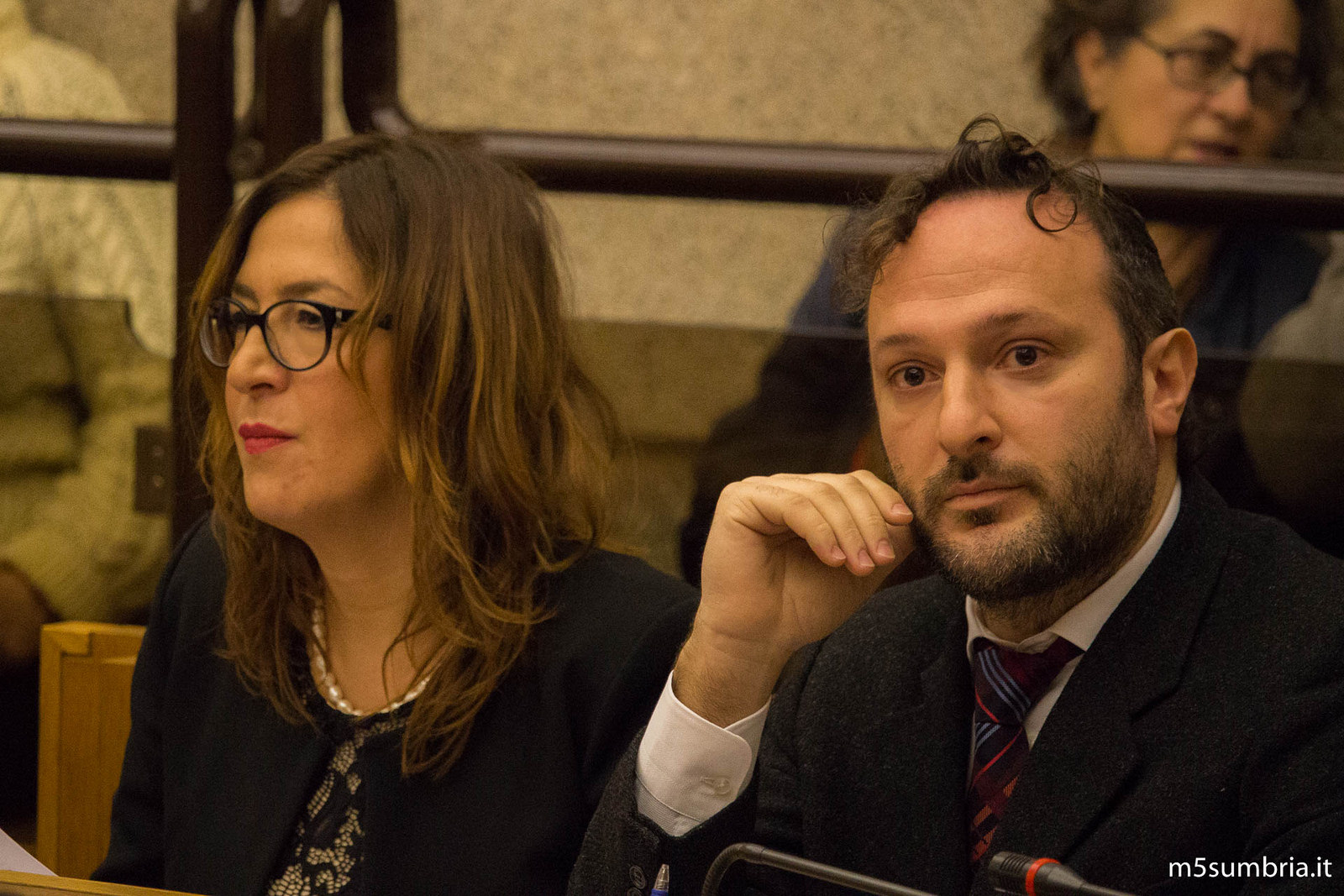 Maria Grazia Carbonari e Andrea Liberati (foto M5sumbria.it)
