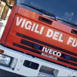 Mezzo dei vigili del fuoco. Archivio (foto Settonce) - ©RIPRODUZIONE RISERVATA