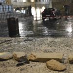 I danni per il maltempo alle Logge di Braccio