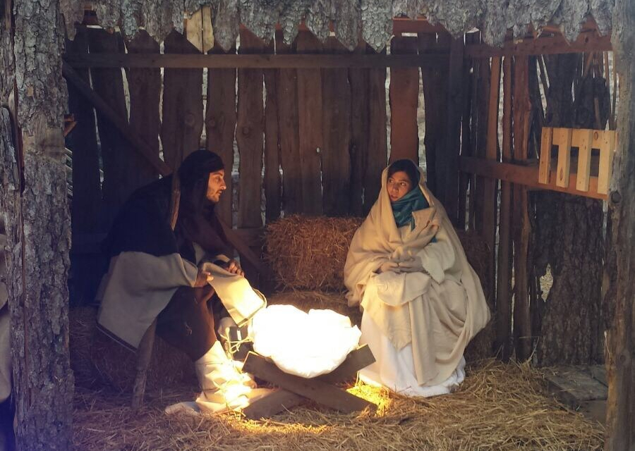 Il presepe della carità a Foligno, la Natività
