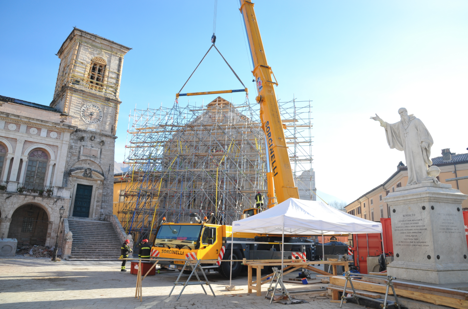 Basilica di San Benedetto a Norcia. Archivio