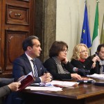 Da sinistra, Irene Falcinelli, Moreno Landrini, Fernanda Cecchini, Donatella Cocchini e Fabrizio Cattani