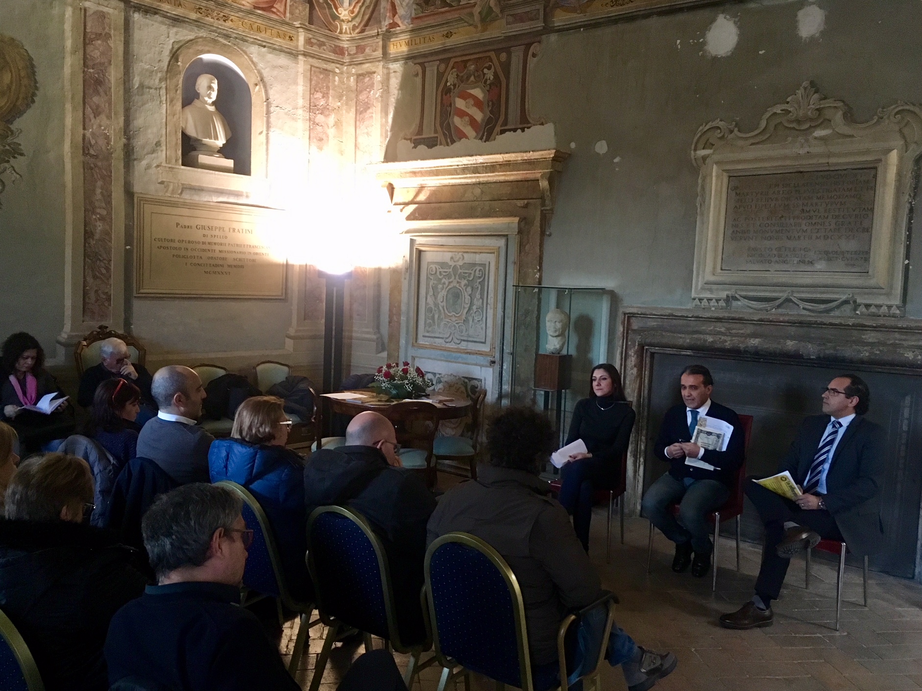 La presentazione del restyling del Museo delle Infiorate di Spello