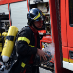Vigili del fuoco all'opera. Archivio (foto Settonce) - ©RIPRODUZIONE RISERVATA