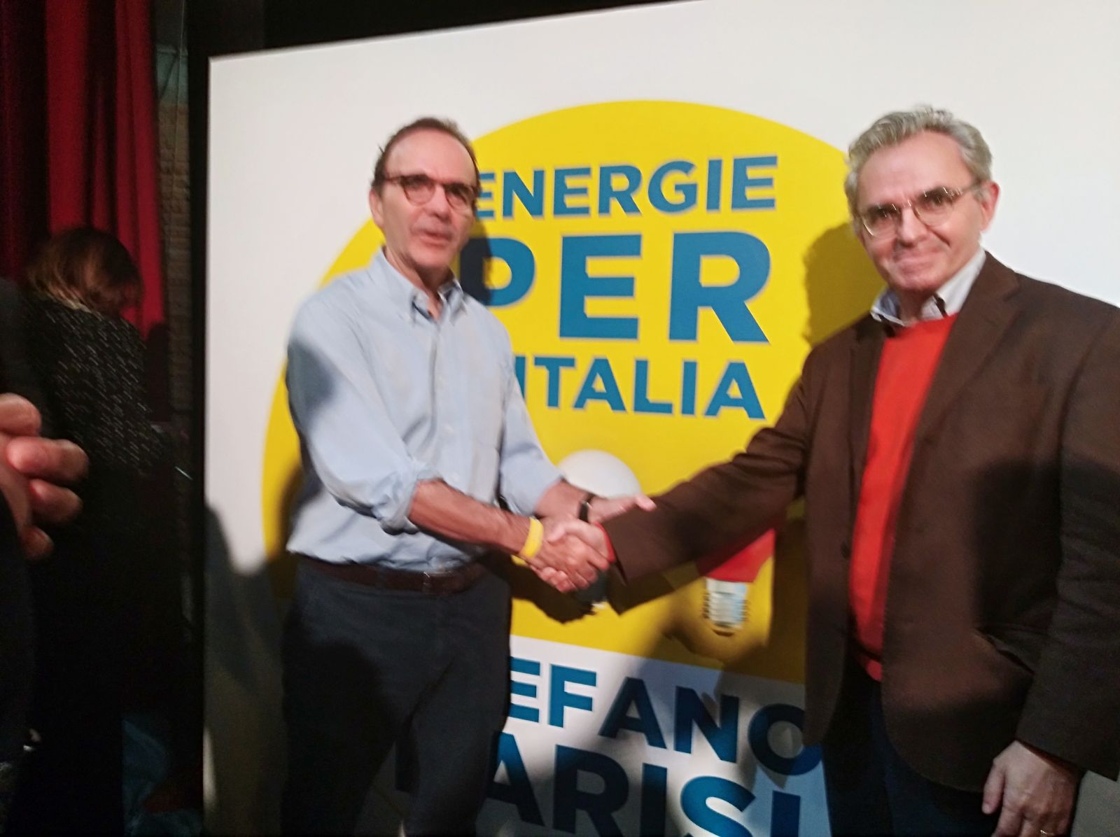 Stefano Parisi e Valter Biscotti