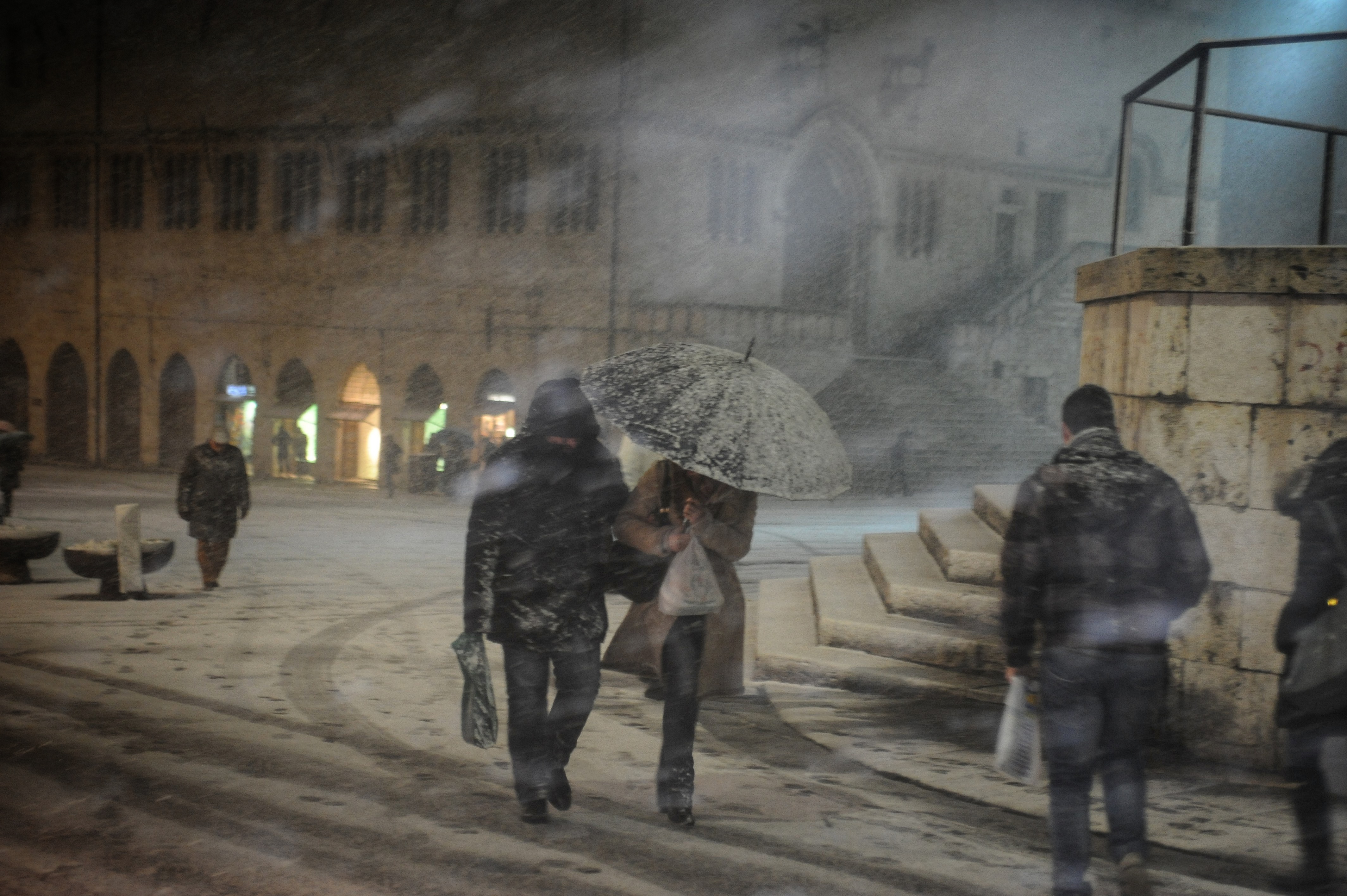 Nevicata a Perugia. Repertorio (foto Settonce) - ©RIPRODUZIONE RISERVATA