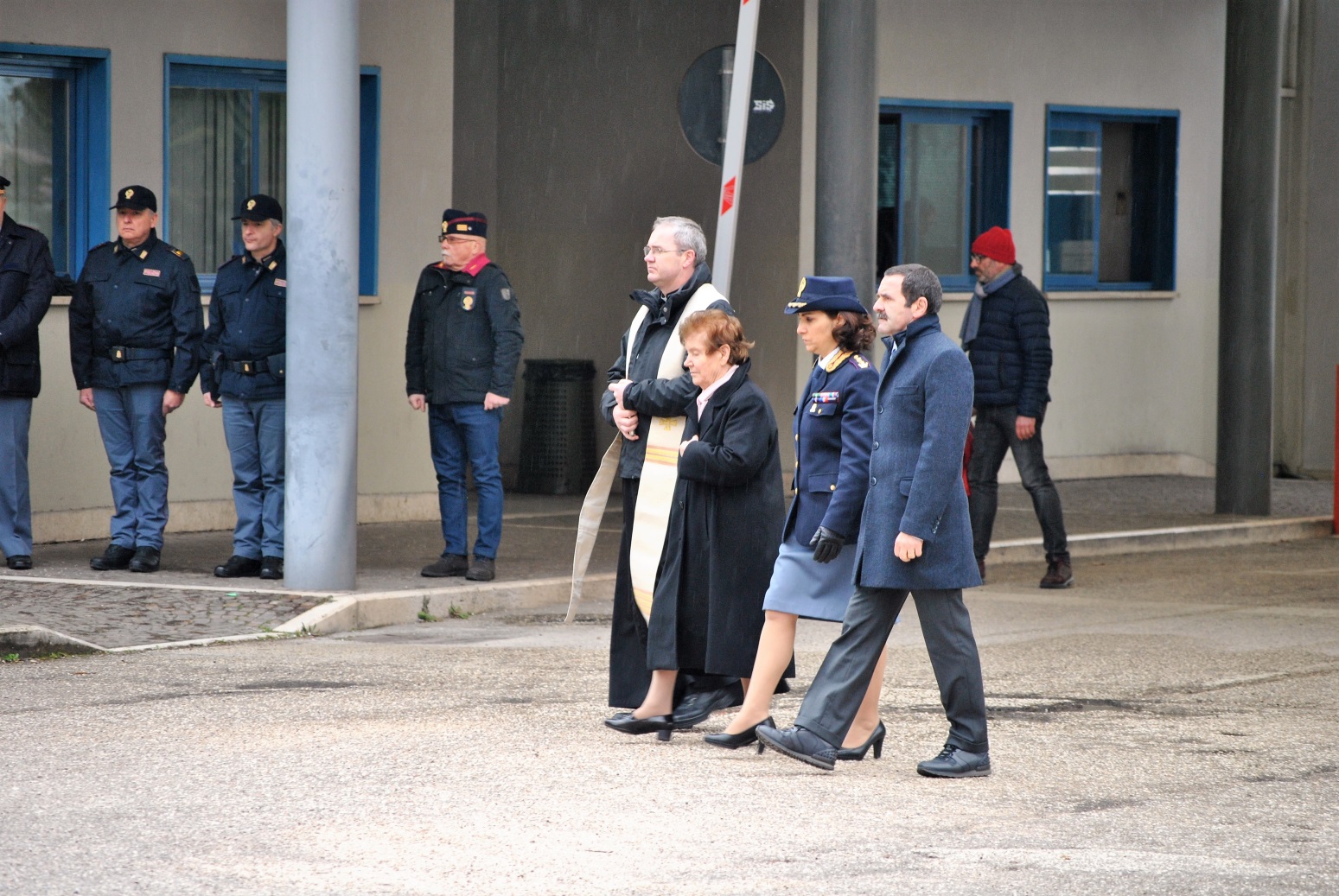 La cerimonia in onore di Lanari