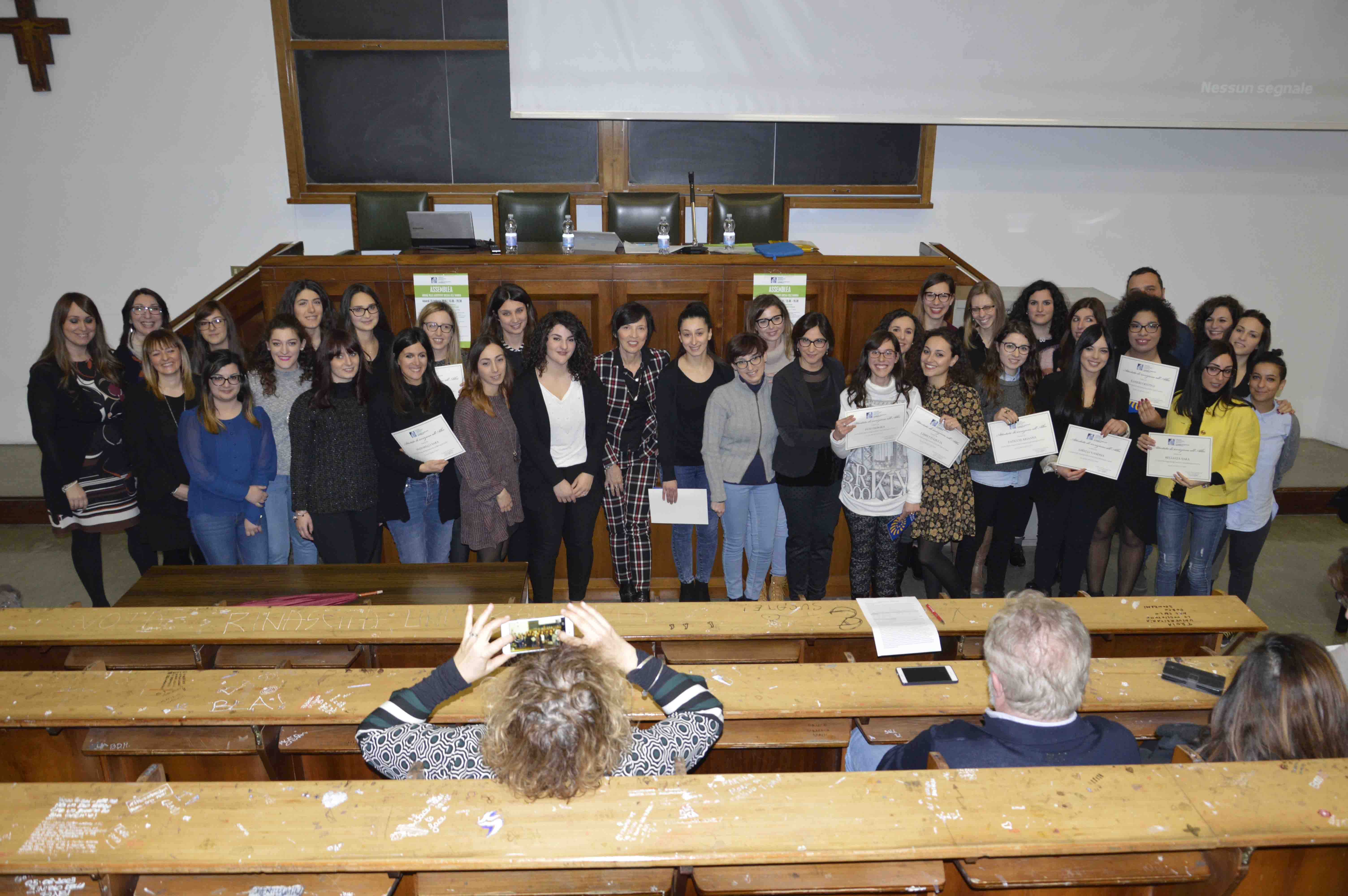 I nuovi iscritti all'Ordine degli assistenti sociali