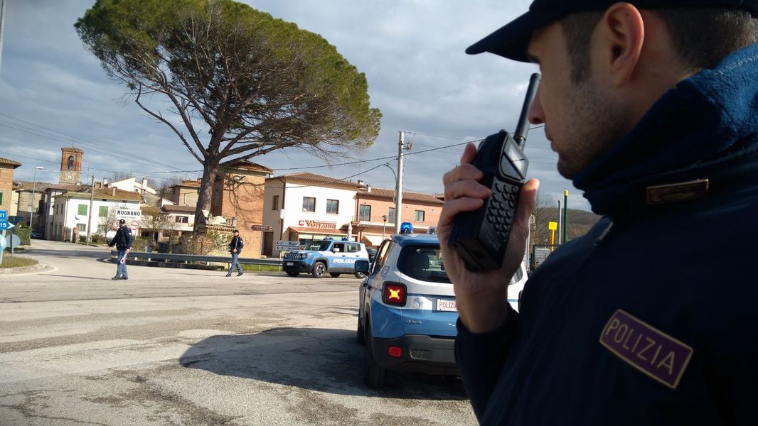 Polizia al lavoro