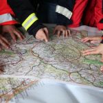 Ricerche su mappa, protezione civile. Repertorio