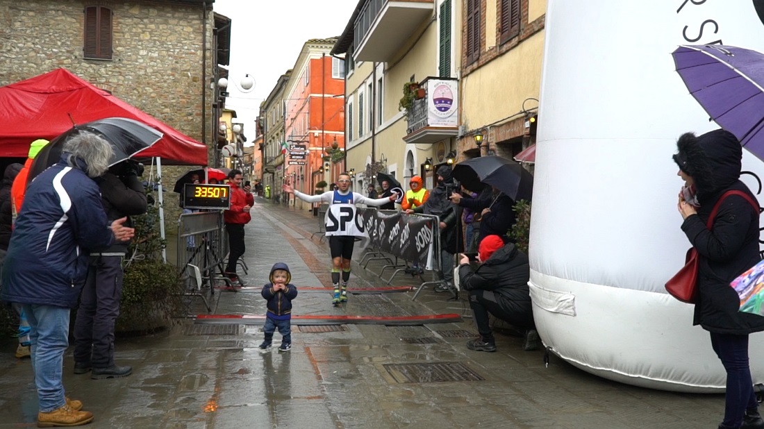 Carmine Buccilli primo al traguardo