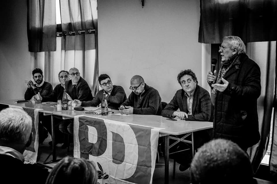 L'incontro dei sindaci Pd a Sant'Andrea d'Agliano (foto Pasquale Punzi)
