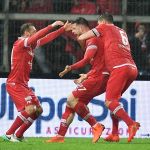 L'esultanza dopo il gol di Cerri (foto Settonce) - ©RIPRODUZIONE RISERVATA