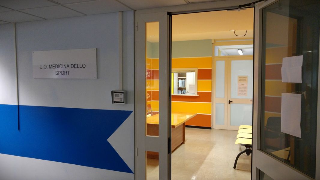 Reparto ospedale, struttura Medicina dello Sport di Terni