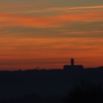 Il calore del tramonto a Perugia, Umbria (foto Settonce) - ©RIPRODUZIONE RISERVATA