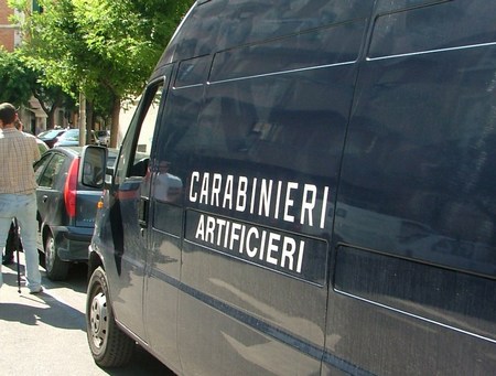 Gli artificieri dei carabinieri