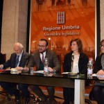 I membri del Corecom Umbria con la presidente Porzi e il professor Morcellini (AgCom)