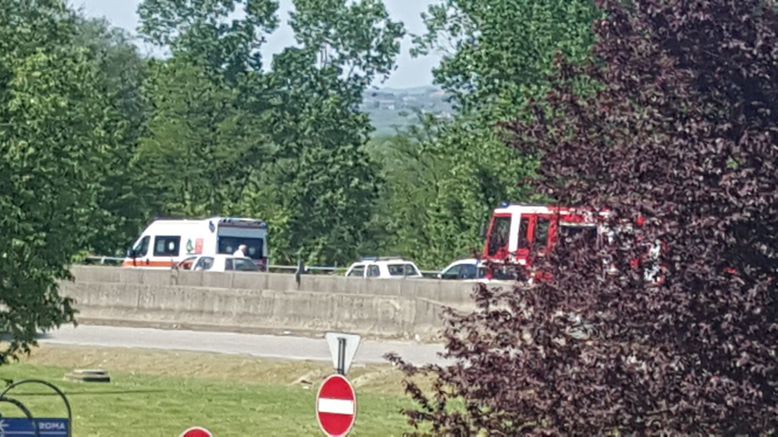 Il luogo dell'incidente