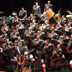 La fanfara della Legione allievi carabinieri di Roma diretta dal maestro Di Silvestro
