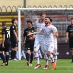 L'esultanza di Buonaiuto (foto Settonce) - ©RIPRODUZIONE RISERVATA