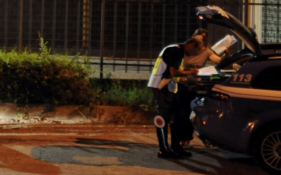 Controlli della polizia stradale di Perugia. Repertorio (foto Settonce) - @RIPRODUZIONE RISERVATA