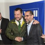 Matteo Salvini e Leonardo Latini