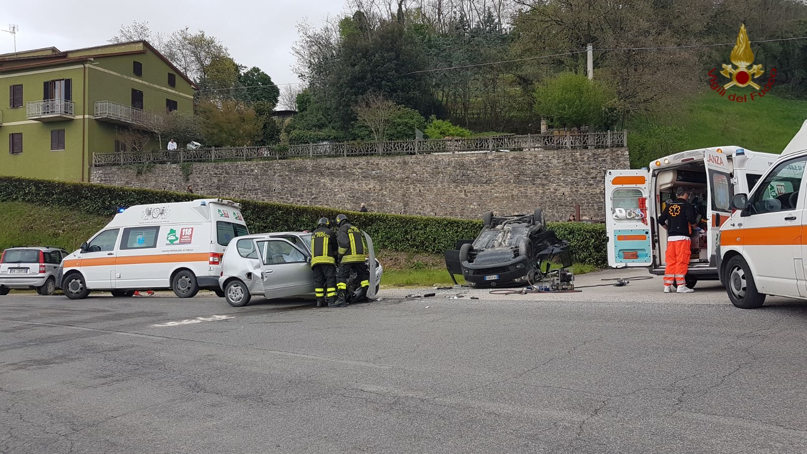 L'incidente a Bettona
