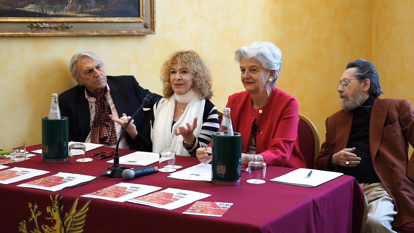 Da sinistra, Peter Hermes, Ilana Vered, Teresa Severini, Franco Venanti