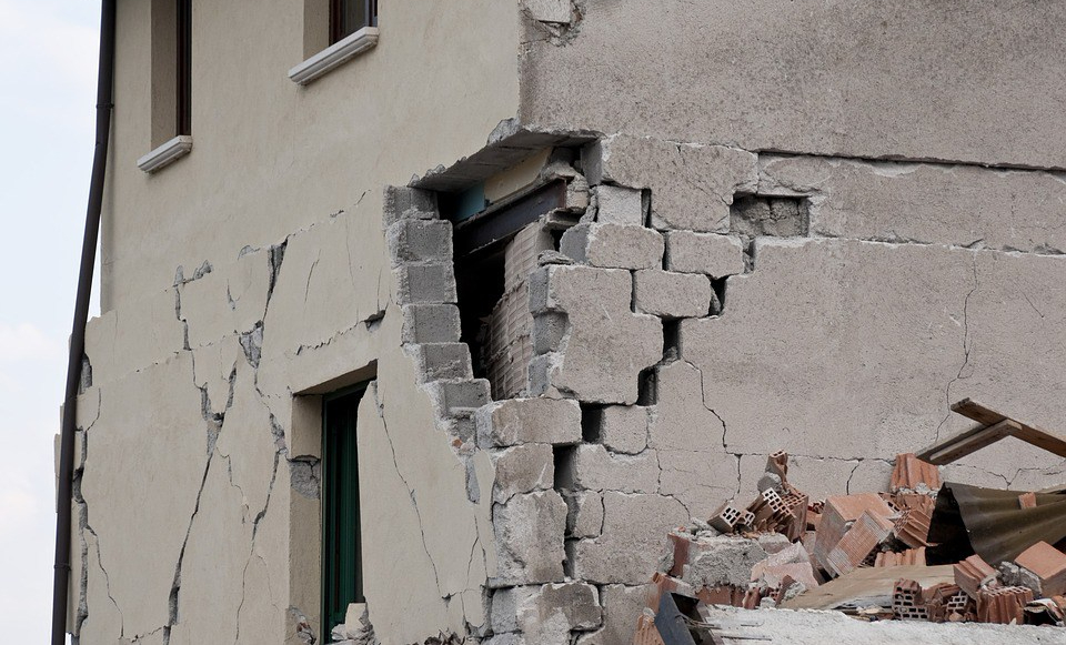 terremoto antisismica crepe
