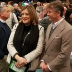 Marini e Cucinelli il giorno del comizio di Renzi al Capitini