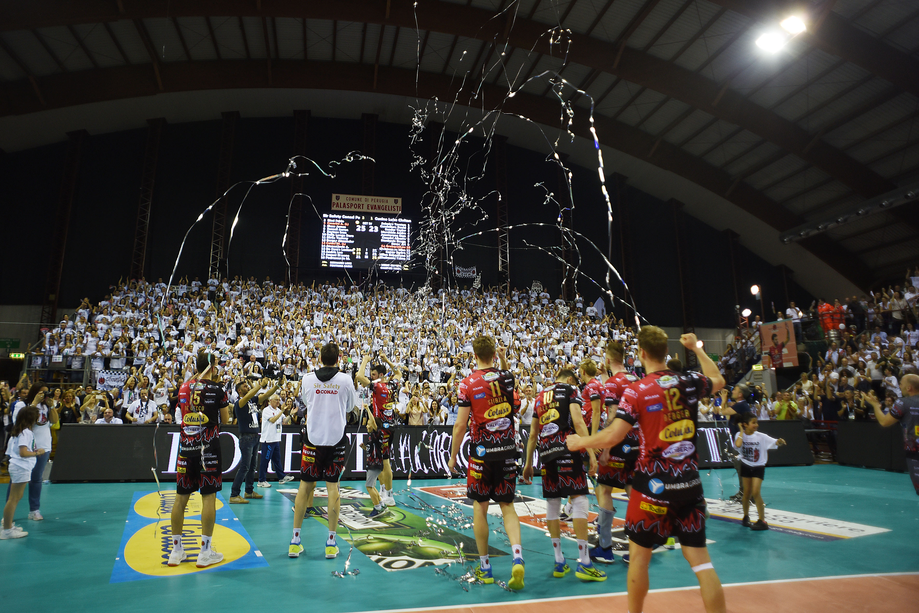 La vittoria di Perugia in gara 3 (foto Settonce)