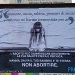 Uno dei manifesti di Pro Vita apparsi a Marsciano