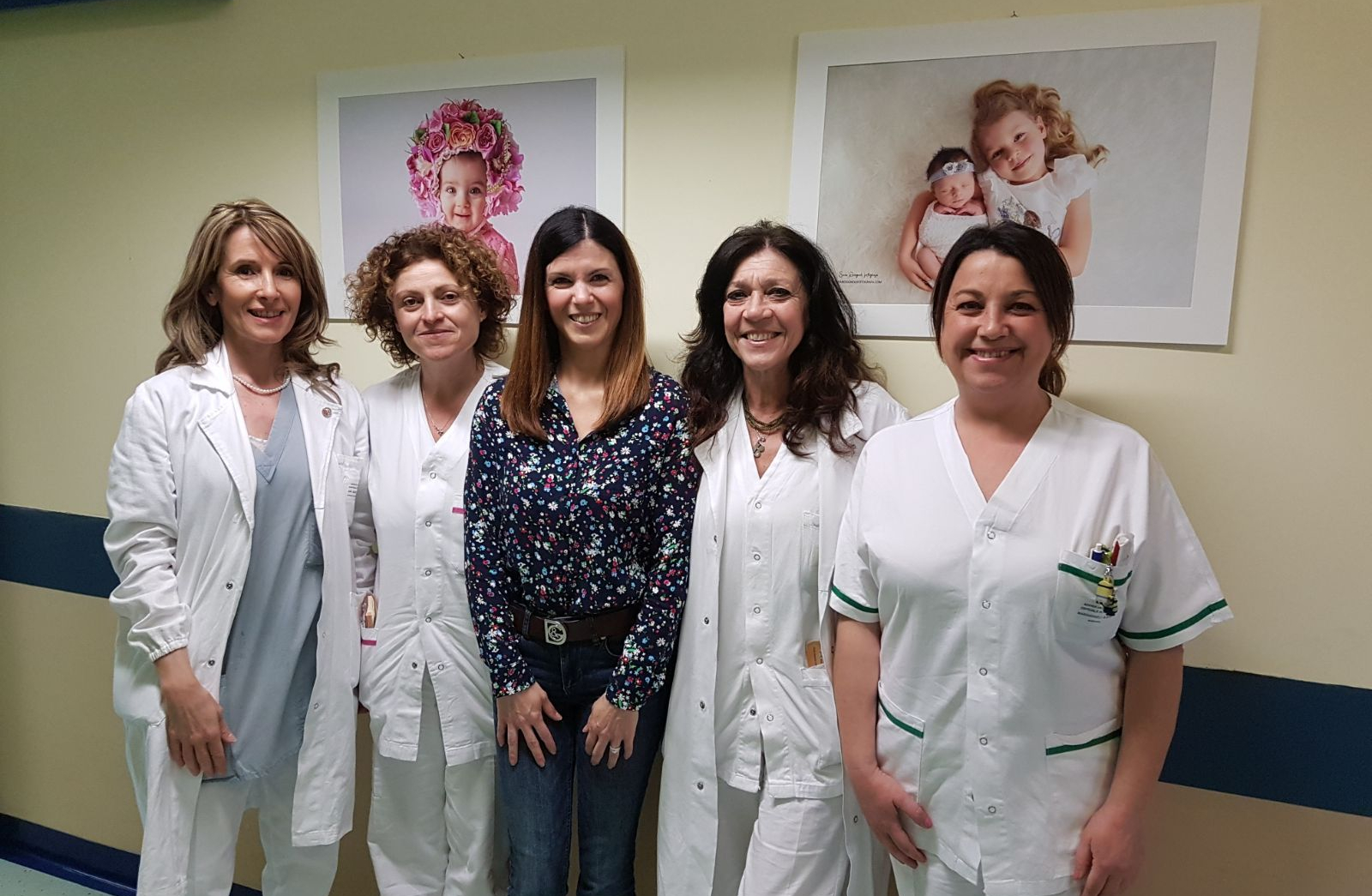 Il dono di Sara Romagnoli ai reparti di Pediatria, Ostetricia e Ginecologia dell'ospedale di Foligno