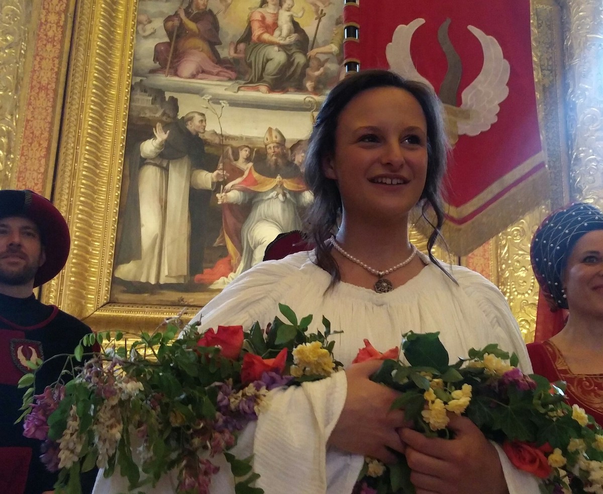 Roberta Baldoni, la prima dama del Rione di Porta Sant'Angelo