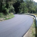 Asfalto nuovo sulla strada regionale 71
