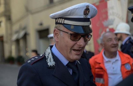 Il comandante dei vigili urbani di Città di Castello, Graziano Fiorucci