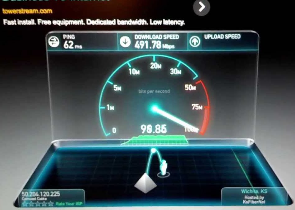 Internet veloce (foto YouTube)