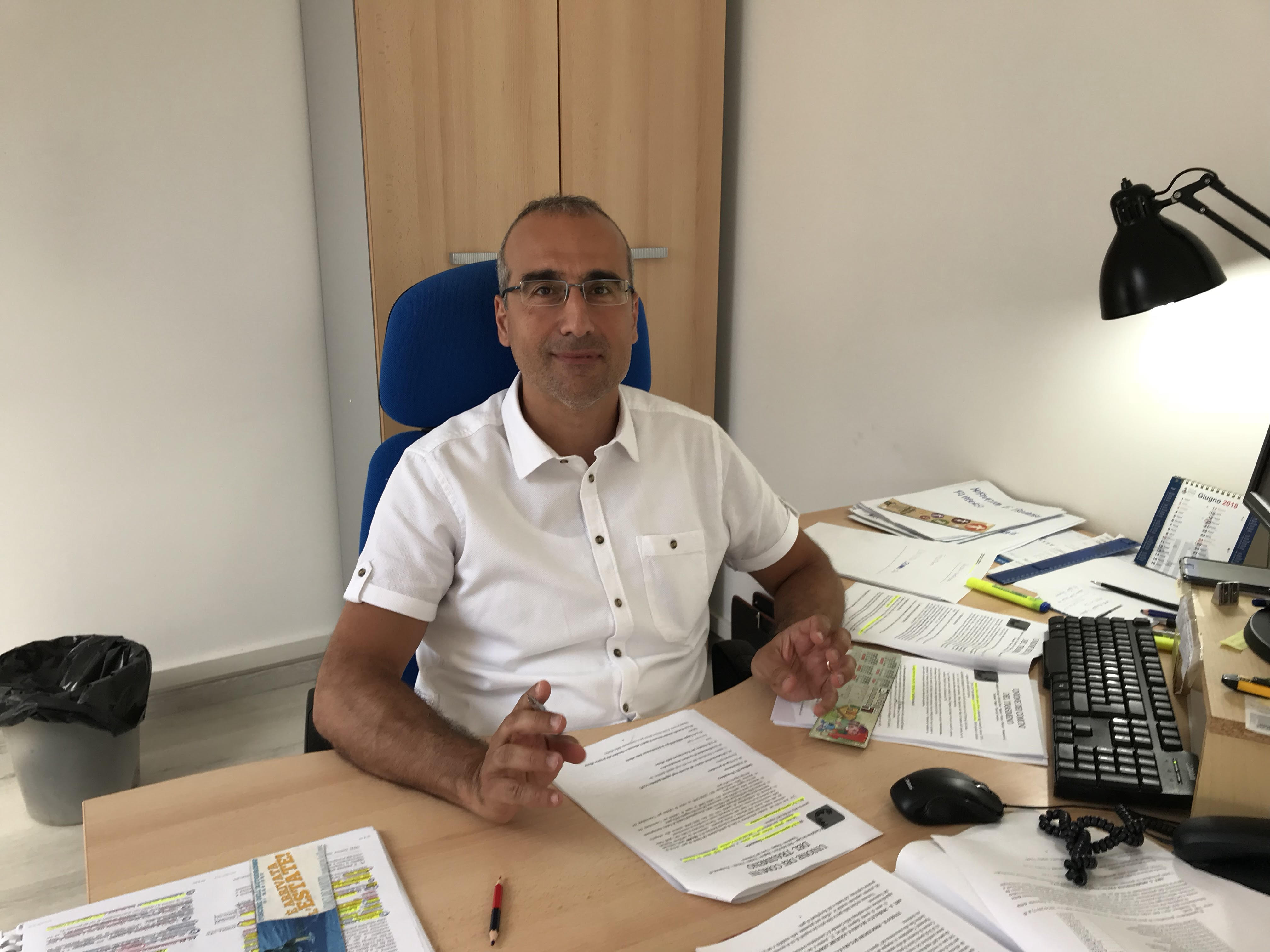 il responsabile del servizio, Luca Santoni