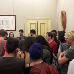 Omphalos, Pd e M5s fuori dall'ufficio del sindaco Romizi (foto Facebook Perugia Pride)