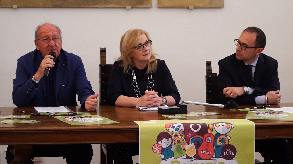 Da sinistra, Sergio Mercuri, Cristiana Casaioli, Fabrizio Stazi