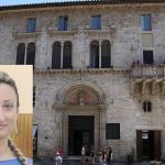 La Corte d'appello di Perugia e, nel riquadro, Raffaella Presta